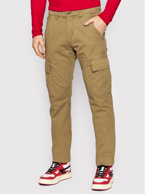 Alpha Industries Текстилни панталони Agent 158205 Бежов Regular Fit за Мъже цена