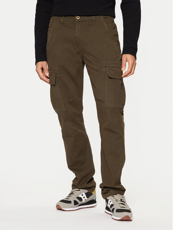 Alpha Industries Текстилни панталони Agent 158205 Зелен Regular Fit за Мъже цена