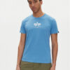 Alpha Industries Тишърт Basic 118533 Син Regular Fit за Мъже цена