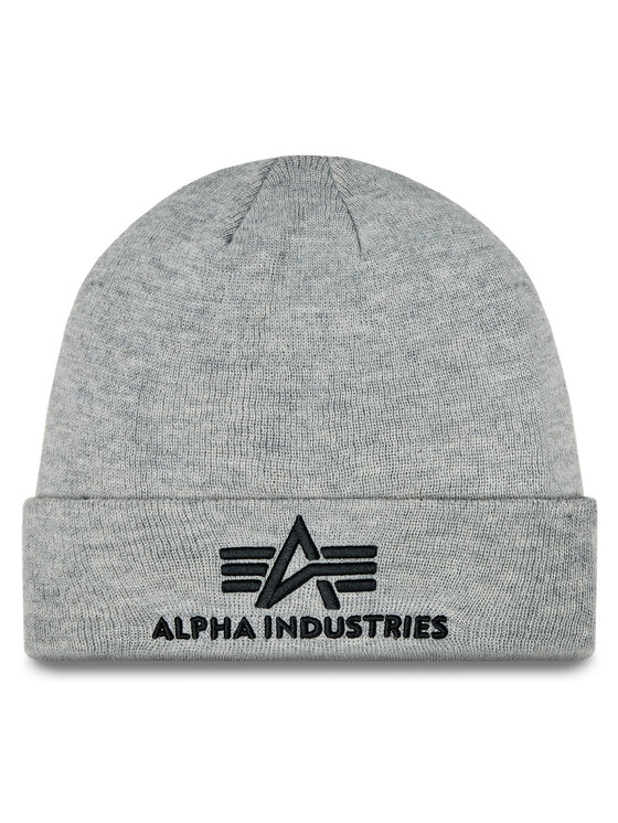 Alpha Industries Шапка 3D Beanie 168910 Сив за Мъже цена