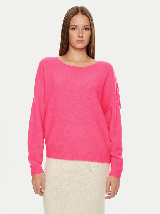 American Vintage Пуловер Damsville DAM225H24 Розов Loose Fit за Жени цена