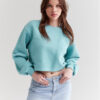 Americanos Суитшърт Utah Син Cropped Fit за Жени цена