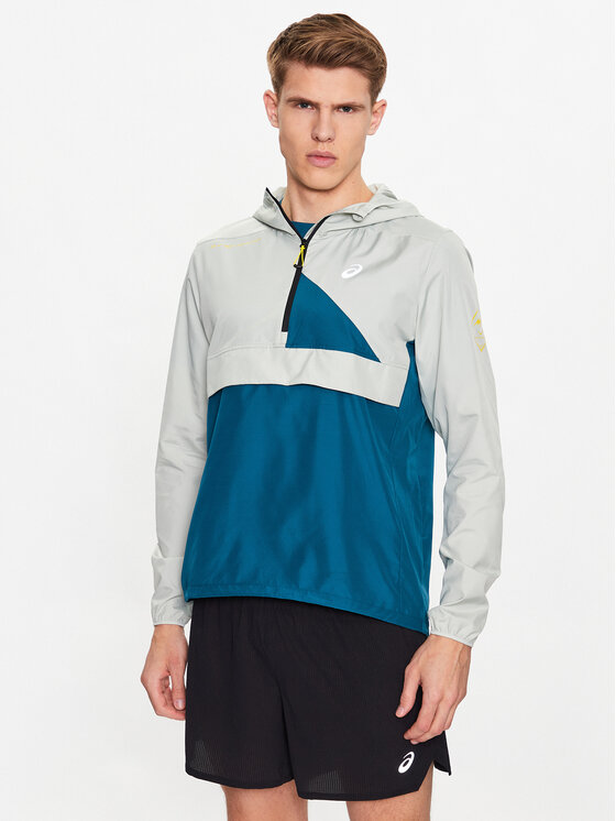 Asics Анорак Fujtrail 2011C382 Зелен Regular Fit за Мъже цена
