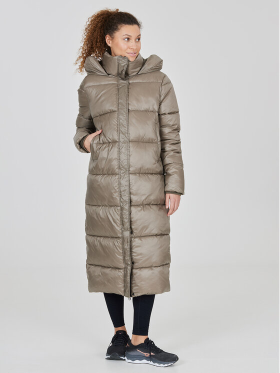 Athlecia Зимно яке Elly W Maxi Puffer EA233361 Кафяв Regular Fit за Жени цена