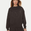 Athlecia Суитшърт Damla EA243331 Кафяв Loose Fit за Жени цена