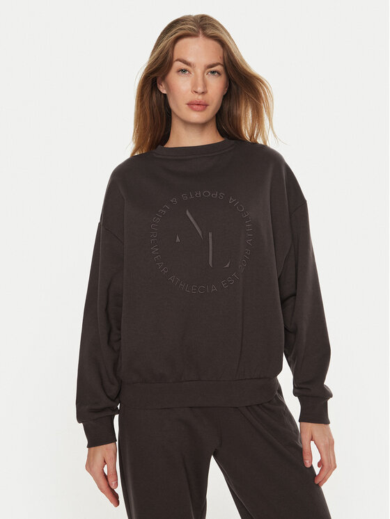 Athlecia Суитшърт Damla EA243331 Кафяв Loose Fit за Жени цена