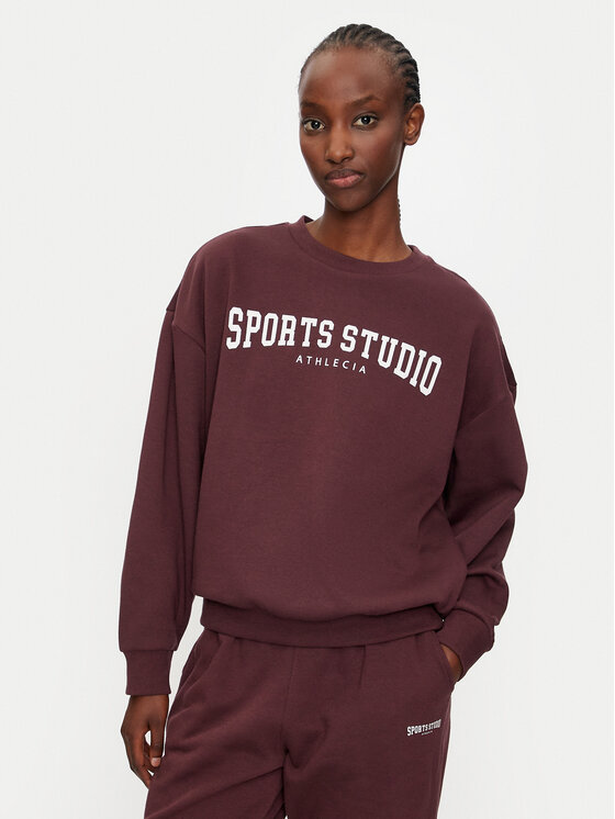 Athlecia Суитшърт Giannis W Crew Neck EA243363 Бордо Regular Fit за Жени цена