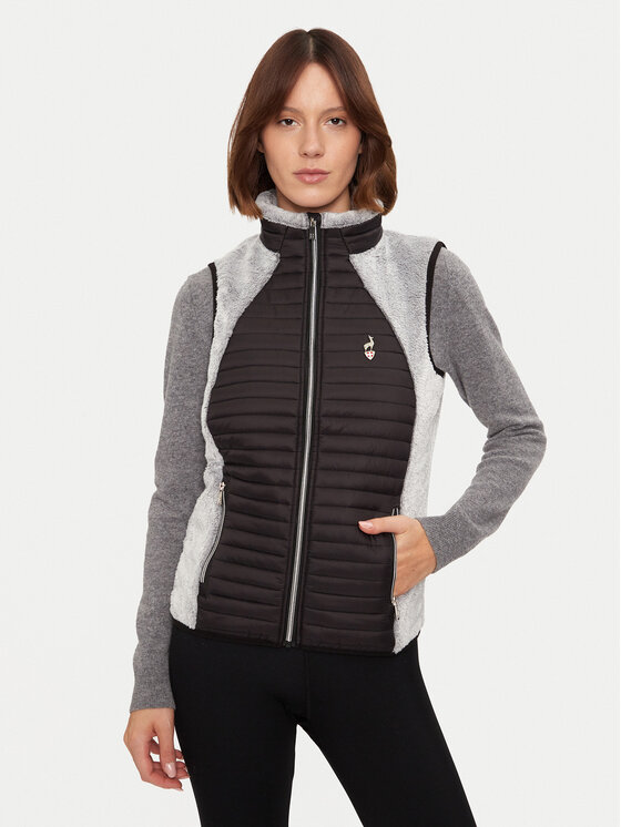 Aulp Жилетка за костюм Unima Черен Slim Fit за Жени цена