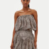 BARDOT Блуза Lissett Printed 59795TB Кафяв Relaxed Fit за Жени цена