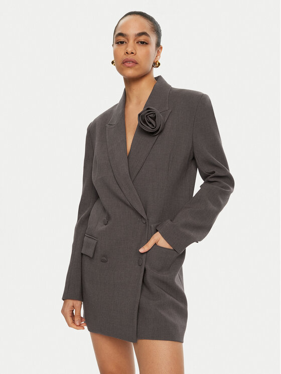 BARDOT Коктейлна рокля 59055DB1 Сив Regular Fit за Жени цена