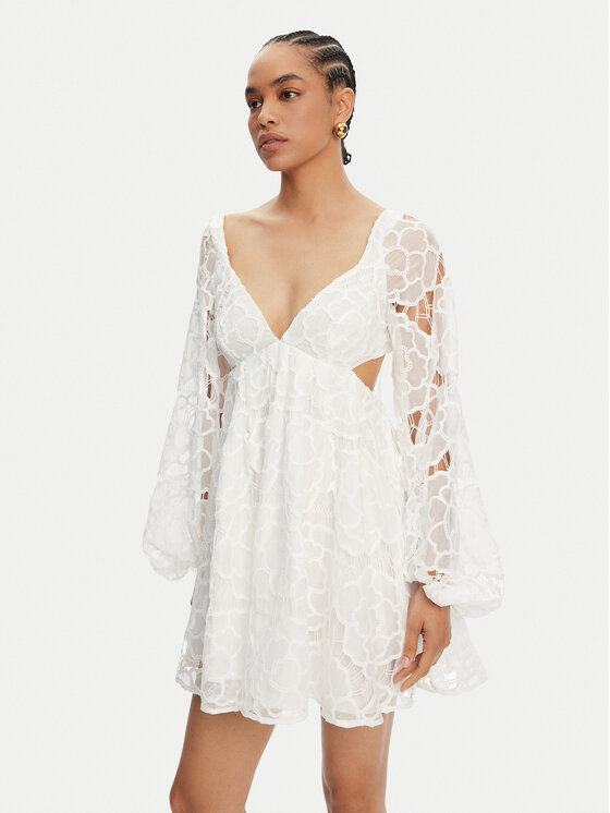 BARDOT Коктейлна рокля 59858DB1 Бял Regular Fit за Жени цена