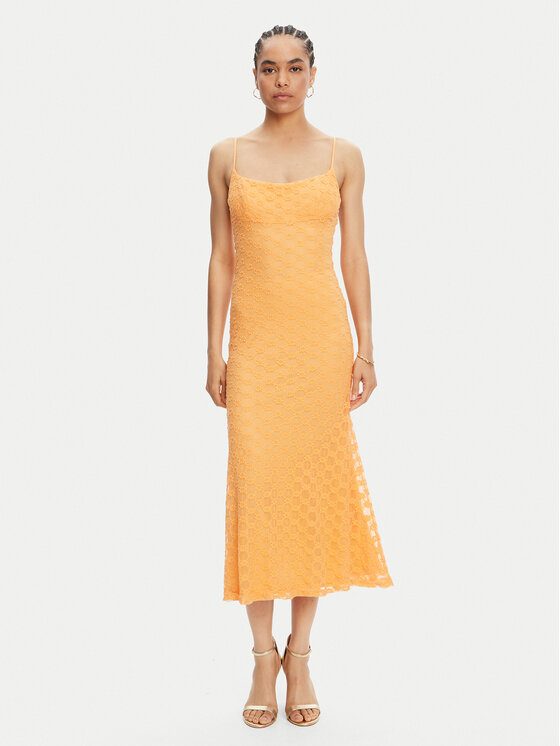BARDOT Коктейлна рокля Adoni 57998DB1 Оранжев Regular Fit за Жени цена