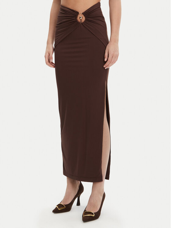 BARDOT Макси пола 59024SB Кафяв Regular Fit за Жени цена
