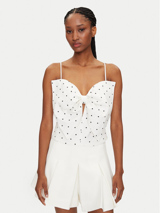 BARDOT топ Vieda 59755TB Бял Regular Fit за Жени цена