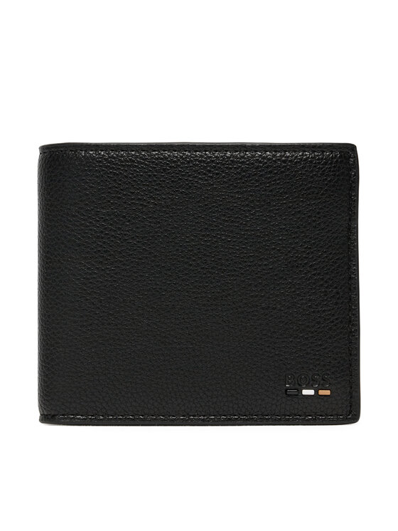 BOSS Голям мъжки портфейл 50536479 Черен за Мъже цена