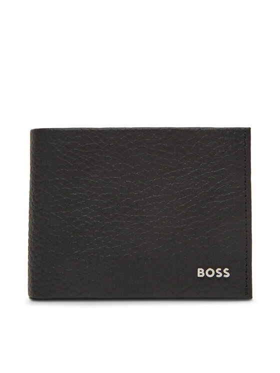 BOSS Голям мъжки портфейл New Crosstown 50548805 10242583 01 Черен за Мъже цена