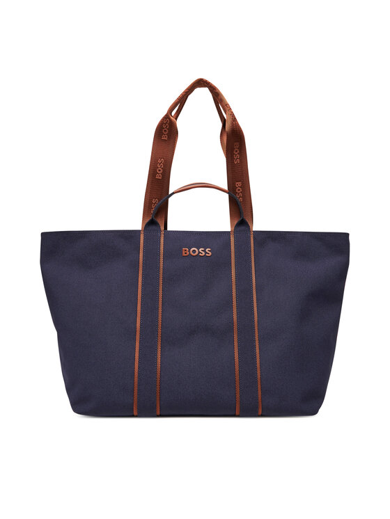 BOSS Дамска чанта Palmah Tote 50546461 Тъмносин за Жени цена