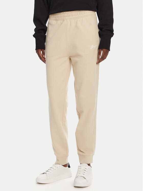 BOSS Долнище анцуг 50540278 Бежов Regular Fit за Жени цена