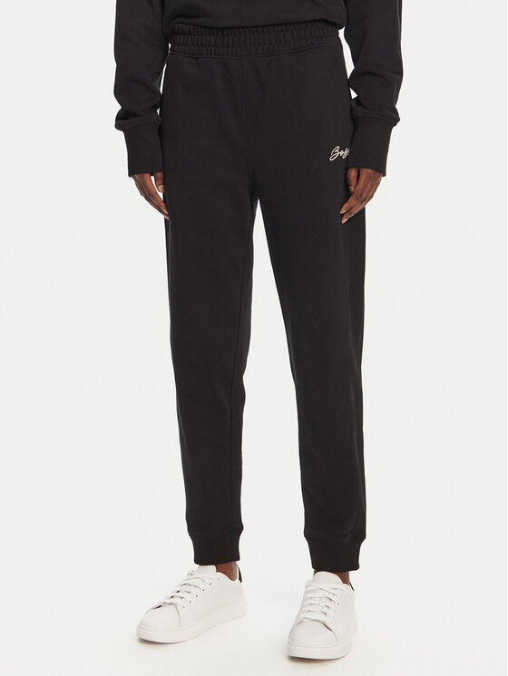 BOSS Долнище анцуг 50540278 Черен Regular Fit за Жени цена