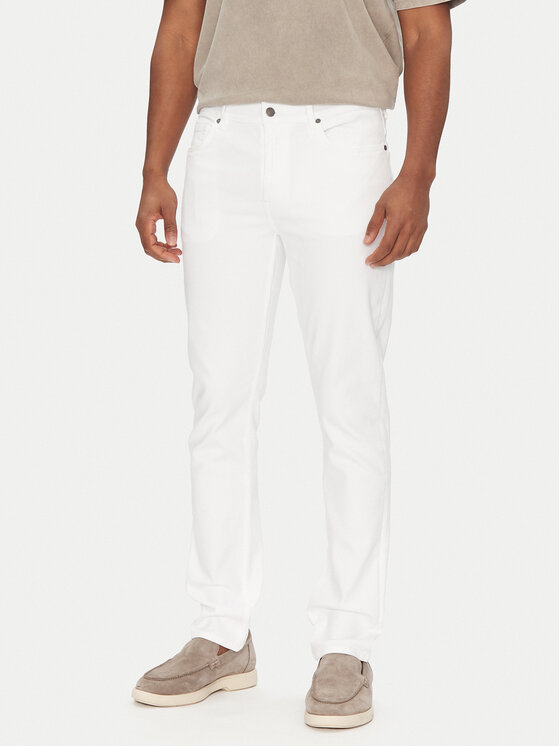 BOSS Дънки Delaware Bo 50537832 Бял Slim Fit за Мъже цена