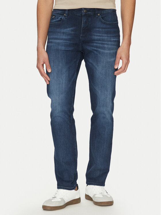 BOSS Дънки H-Delaware 50538548 Тъмносин Slim Fit за Мъже цена