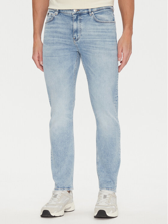 BOSS Дънки H-Delaware 50538553 Син Slim Fit за Мъже цена
