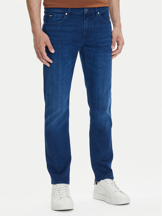 BOSS Дънки H-Delaware 50544888 Тъмносин Slim Fit за Мъже цена