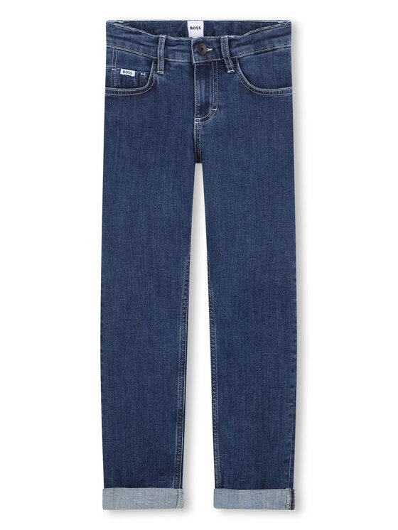 BOSS Дънки J51984 S Син Slim Fit за Момчета цена
