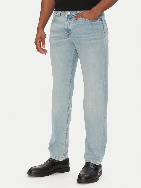 BOSS Дънки Maine 50537814 Светлосиньо Regular Fit за Мъже цена