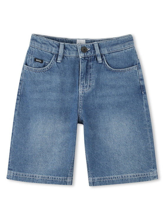 BOSS Дънкови шорти J51994 S Син Regular Fit за Момчета цена
