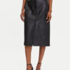 BOSS Кожена пола Sekina 50543188 Черен Regular Fit за Жени цена