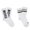 BOSS Комплект 2 чифта дълги чорапи детски J51743 Бял за Момчета цена