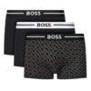 BOSS Комплект 3 чифта боксерки 50531694 Сив за Мъже цена