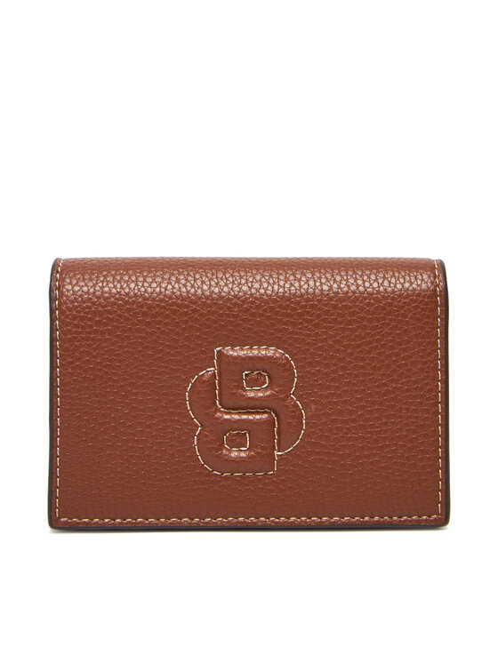 BOSS Малък дамски портфейл Anett New SM 50536339 Кафяв за Жени цена