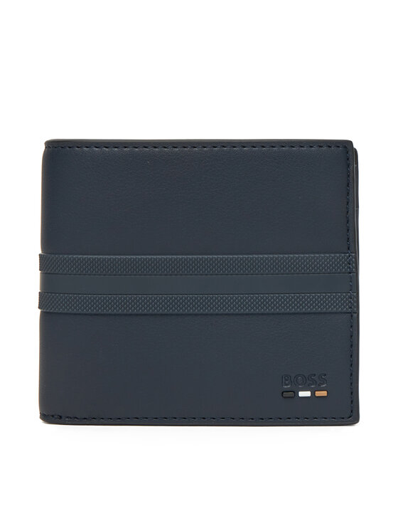 BOSS Малък мъжки портфейл Ray RFID 50542403 Тъмносин за Мъже цена