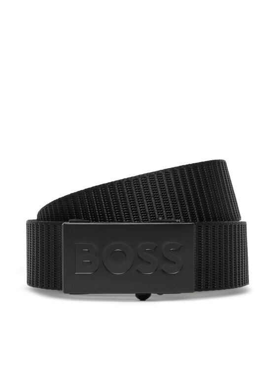 BOSS Мъжки колан Bosper-Tape 50548405 10243408 01 Черен за Мъже цена