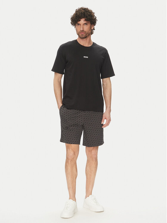 BOSS Пижама Relax 50540613 Черен Regular Fit за Мъже цена
