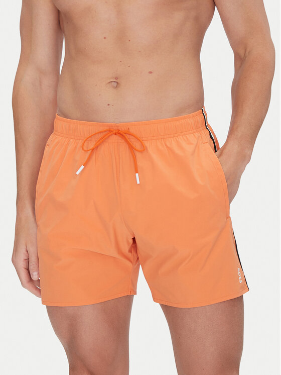 BOSS Плувни шорти Iconic 50491594 Оранжев Regular Fit за Мъже цена