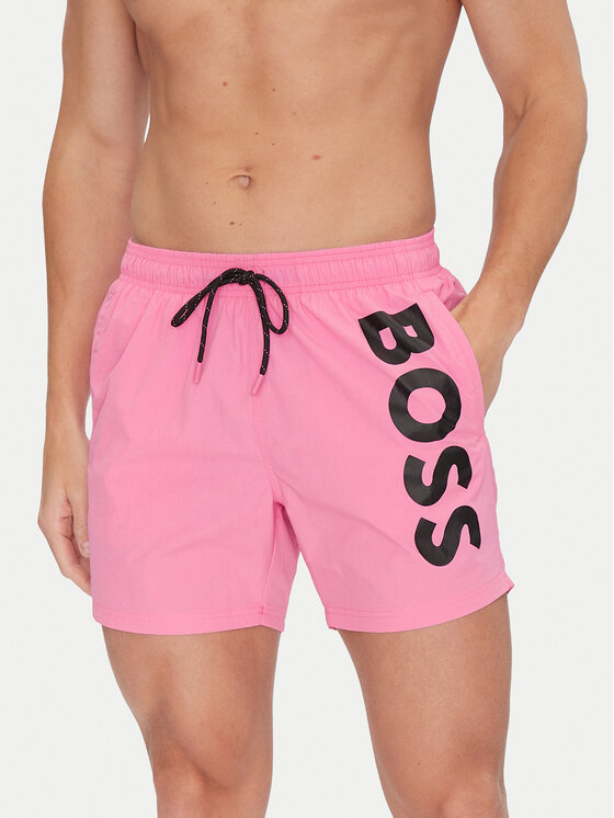 BOSS Плувни шорти Octopus 50514502 Розов Regular Fit за Мъже цена