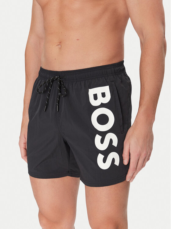 BOSS Плувни шорти Octopus 50514502 Черен Regular Fit за Мъже цена
