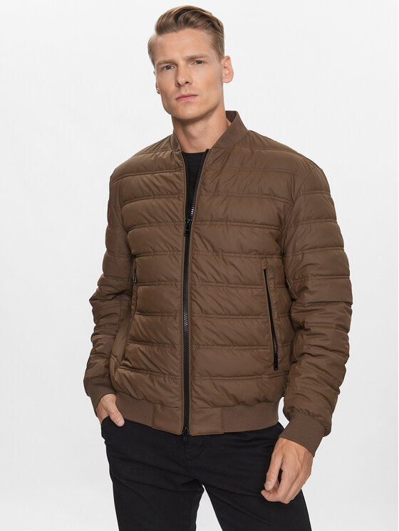 BOSS Преходно яке Caradoc 50493693 Кафяв Regular Fit за Мъже цена