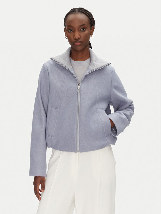 BOSS Преходно яке Cundalini 50543194 Син Regular Fit за Жени цена