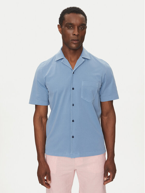 BOSS Риза 50537949 Син Regular Fit за Мъже цена