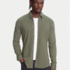 BOSS Риза Myjersey 50543089 Зелен Slim Fit за Мъже цена