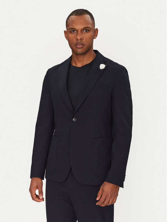 BOSS Сако C-Hanry-252 50540784 Тъмносин Slim Fit за Мъже цена