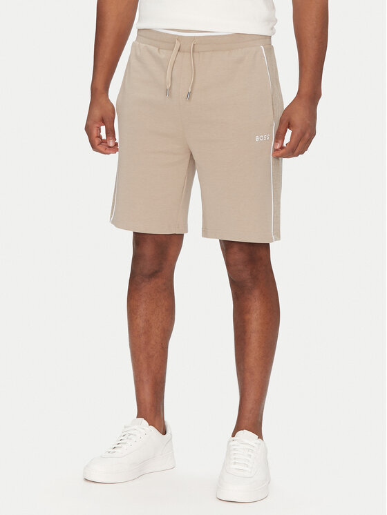 BOSS Спортни шорти Tracksuit Short 50540752 Бежов Regular Fit за Мъже цена