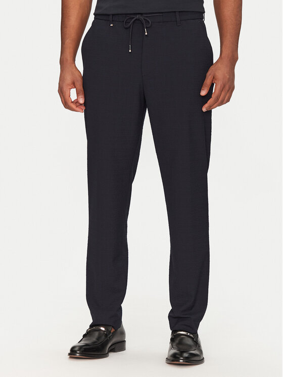 BOSS Текстилни панталони C-Perin 50540791 Тъмносин Tapered Fit за Мъже цена