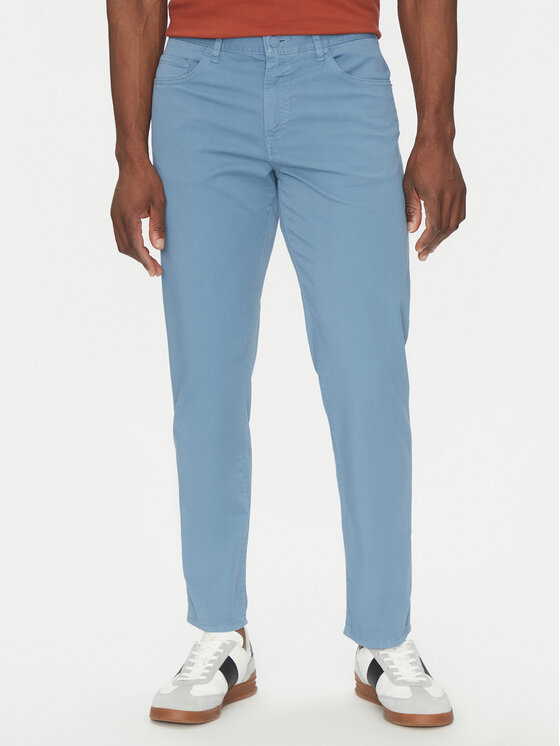 BOSS Текстилни панталони H-Re.Maine5 50538370 Светлосиньо Regular Fit за Мъже цена
