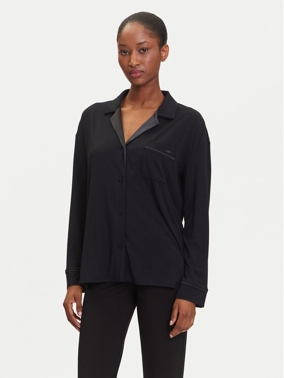 BOSS Тениска на пижама Sheen 50545588 Черен Relaxed Fit за Жени цена