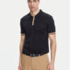 BOSS Тениска с яка и копчета H-Phillipson 200 50543865 Черен Slim Fit за Мъже цена